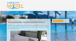 Desktop Screenshot of cairnscitymotel.com